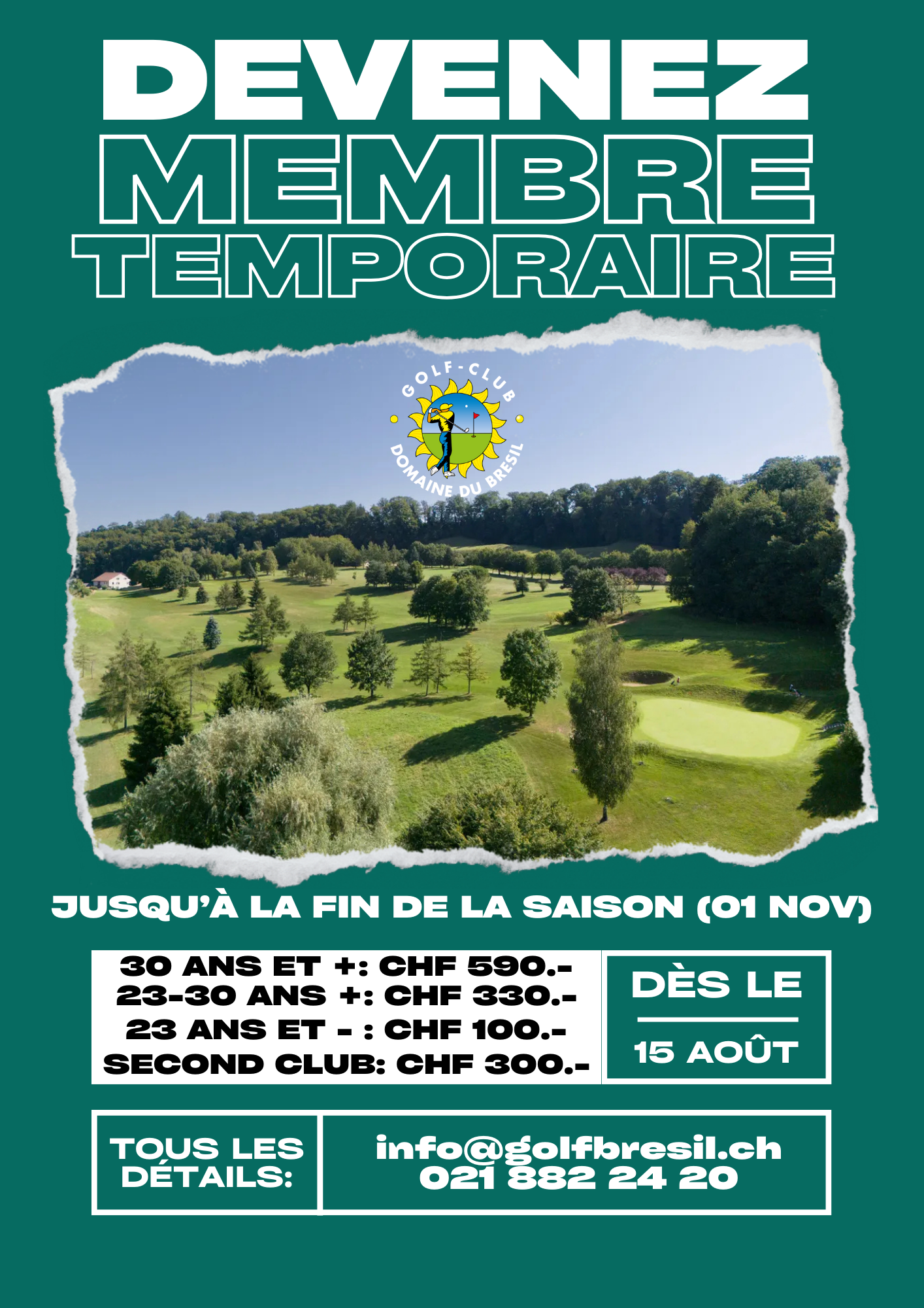 devenez membre temporaire du GCDB